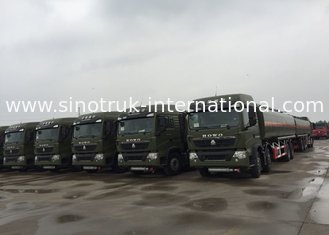 Oil Transport Vehicle Fuel Oil Delivery Truck  Mobile Station 25 - 30 CBM Euro 2