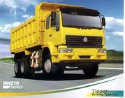 SINOTRUK Emas Pangeran Dump Truck 10 Roda 336HP LHD 25-30tons ZZ3251N3641W