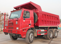 371HP Tipper Dump Truck / Automatic Tri Axle Dump Truck Untuk Pertambangan