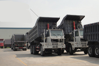 High Rigidity Cargo Body LHD 6X4 10 Wheel Dump Truck Dengan Kapasitas 70 Ton