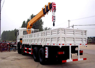 12 Tons HIAB Truck Mounted Telescopic Boom Crane 6X4 For High Altitude Rescue