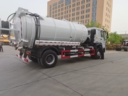SINOTRUK HOWO Sewage Suction Truck Pembersih Tekanan Tinggi 15CBM LHD 290HP