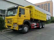 SINOTRUK HOWO 400HP Tipper Dump Truck Untuk Konstruksi A7 Kuning ZZ3257V3847B1