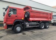 Sinotruk Howo Tipper Dump Truck 380Hp 6 × 4 20CBM U Type Box 10 Roda