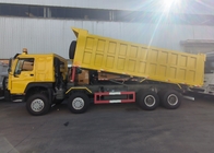 Sinotruk Howo Tipper Dump Truck 400Hp 8 × 4 50-60Tons Lhd 12 Roda Tray besar