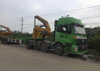 3 Axle Truck Mounted Crane Container Untuk Transportasi Memuat Diri