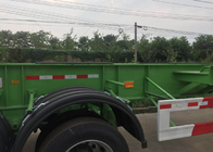 3 Axle Truck Mounted Crane Container Untuk Transportasi Memuat Diri