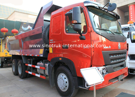 SINOTRUK Tipper Dump Truck HOWO A7 371HP mesin untuk Pertambangan ZZ3257N3847N1
