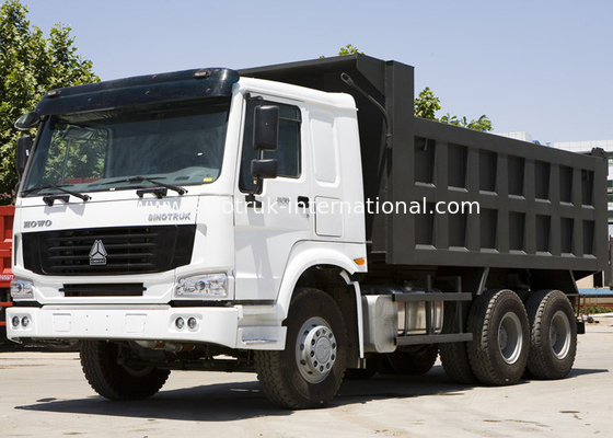Tipper Dump Truck SINOTRUK HOWO 10 roda dapat memuat 25-40tons Pasir atau Batu