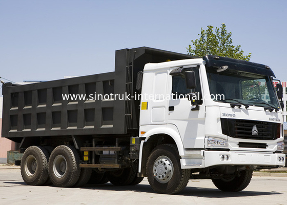 Tipper Dump Truck SINOTRUK HOWO 10 roda dapat memuat 25-40tons Pasir atau Batu