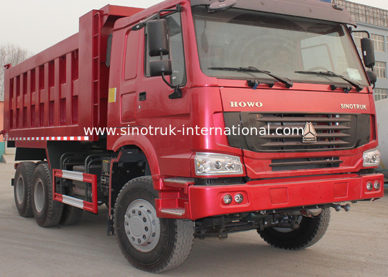 Tipper Dump Truck SINOTRUK HOWO 6X4 371HP beban 30 ton barang ZZ3257N3647A