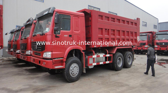 Tipper Dump Truck SINOTRUK HOWO 10 roda LHD 371HP 25 ton 10-25CBM ZZ3257N3847A