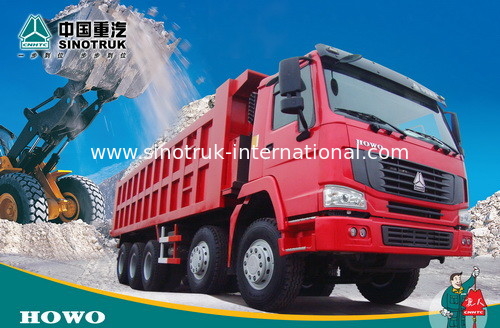 SINOTRUK HOWO Tipper Dump Truck 371HP 8X4 LHD 31 ton 20-30CBM ZZ3317N3567W