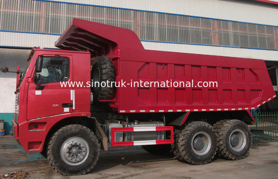 Profesional SINOTRUK HOWO Dump Truck dengan WD615.47 371HP Engine