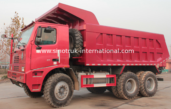Tipper Dump Truck SINOTRUK HOWO 70 Penambangan LHD 6X4 371HP 70tons ZZ5707S3840AJ