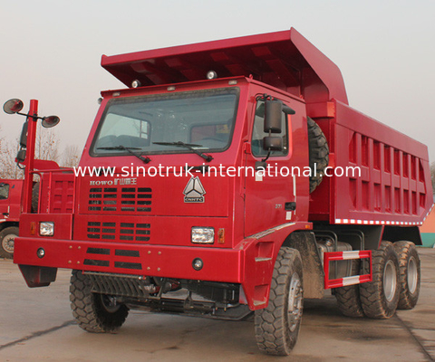 Tipper Dump Truck SINOTRUK HOWO 70 Penambangan LHD 6X4 371HP 70tons ZZ5707S3840AJ