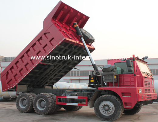 Tipper Dump Truck SINOTRUK HOWO 70 Penambangan LHD 6X4 371HP 70tons ZZ5707S3840AJ