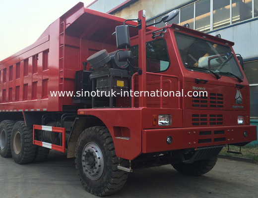 Tugas Berat SINO HOWO Truk / 10 Wheeler Dump Truck 371HP Konsumsi Bahan Bakar Rendah