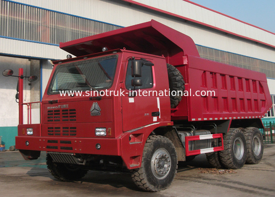 Tugas Berat SINO HOWO Truk / 10 Wheeler Dump Truck 371HP Konsumsi Bahan Bakar Rendah