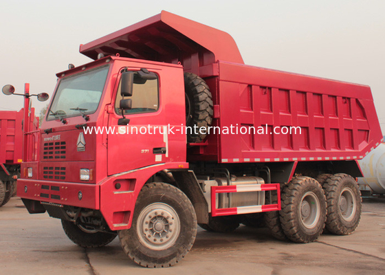 Tambang Batubara Tipper Dump Truck / SINOTRUK HOWO70 Sepuluh Wheeler Dump Truck