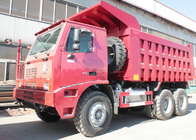 10 Roda 70 Ton Dump Truck Dengan Skeleton Cab Kekuatan Tinggi Unilateral