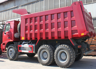 10 Roda 70 Ton Dump Truck Dengan Skeleton Cab Kekuatan Tinggi Unilateral