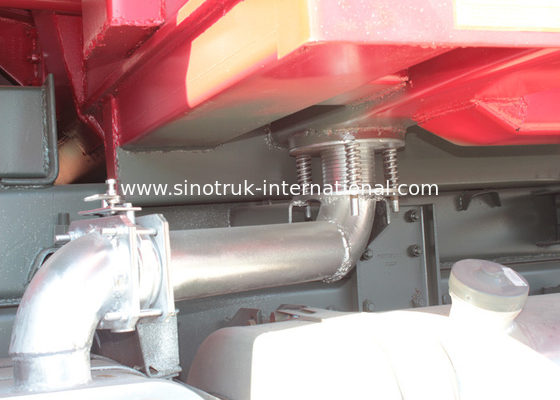 Profesional 371HP Mesin Tipper Dump Truck, Keselamatan 10 Roda Dump Truck