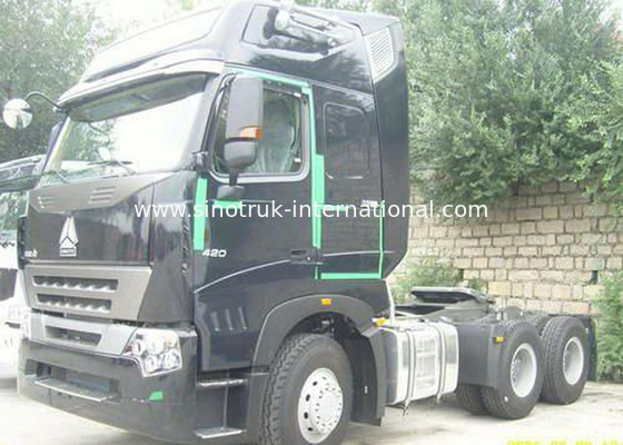 Flat Roof Cab Tractor Truck Untuk Trailer, 6x4 Tractor Unit Trailer Head