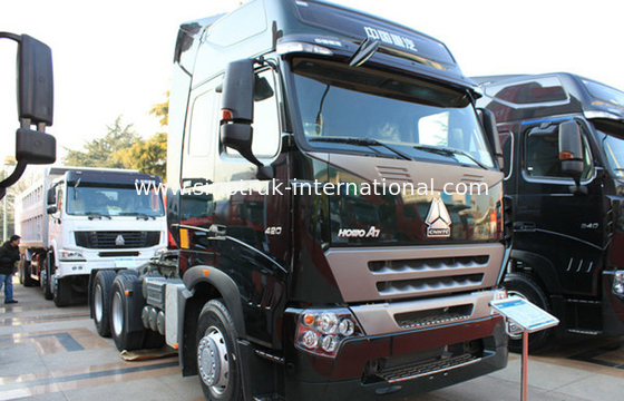 Bisnis Logistik 6 × 4 Jenis Drive Truk Traktor Internasional Untuk Trailer Semi