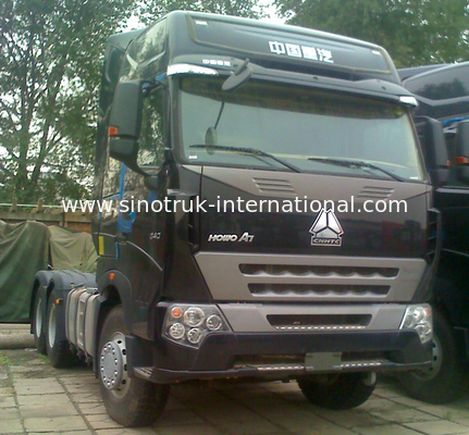 A7 HOWO Tractor Truck LHD 6X4 Euro2 380 HP Dua Berth ZZ4257N3247N1B