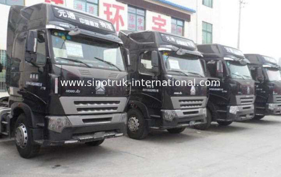 Euro2 420HP SINOTRUK HOWO A7 Truk Traktor LHD 6X4, HOWO SINO Truck