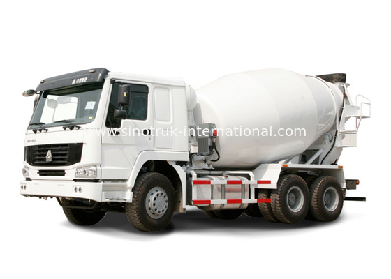 Efisiensi Tinggi 6CBM 290HP 6X4 LHD Truk Pengaduk Beton, Truk Campuran Semen