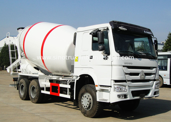 Efisiensi Tinggi 6CBM 290HP 6X4 LHD Truk Pengaduk Beton, Truk Campuran Semen