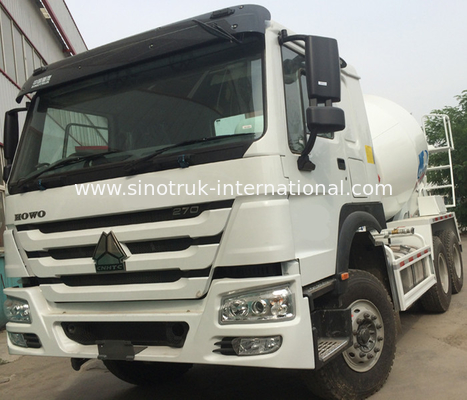 Efisiensi Tinggi 6CBM 290HP 6X4 LHD Truk Pengaduk Beton, Truk Campuran Semen
