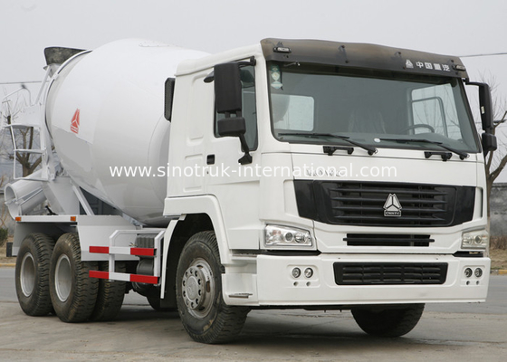 Mobile Mixer Truck Beton, 9CBM 290HP 6X4 LHD Siap Campur Trailer Beton