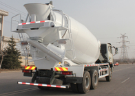 Mobile Concrete Mixer Truck dengan pompa, 10 CBM Trailer Concrete Mixer