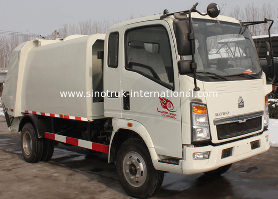 Pembuangan Sampah Kendaraan Truk Pengumpul Sampah, Compressed Refuse Compactor Truck