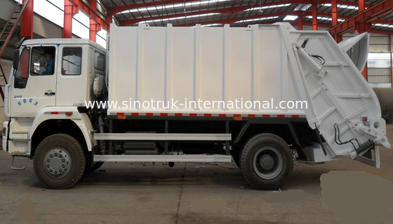 SINOTRUK Truk Pengumpul Sampah Terkompresi 10-12CBM LHD 4X2 ZZ3161M4311