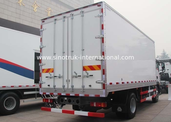 4X2 LHD 290HP Commercial Truck And Van With 5600*2300*600mm Body Cargo