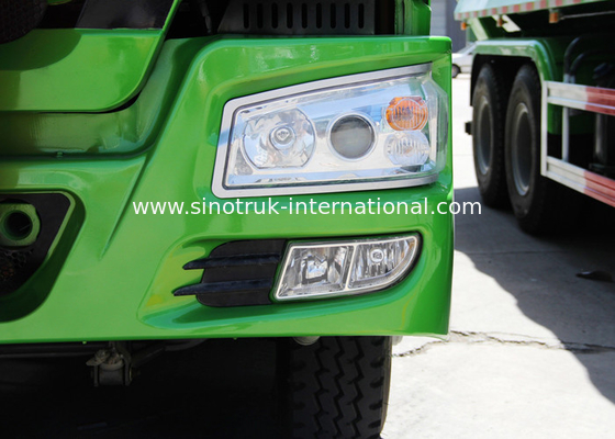 Municipal Administration Sinotruk Howo Dump Truck LHD 6X4 Drive Type White / Red