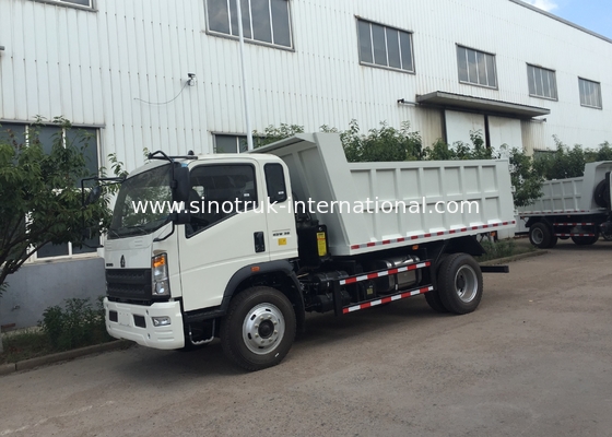 ZZ1107D3815C1 Docks Howo 4x2 Dump Truck Warna Putih