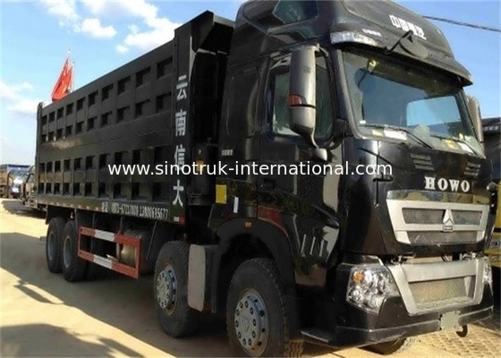 SINOTRUK HOWO T7H Dump Truck German Man Engine 12 Wheels 360HP LHD For Mining Area