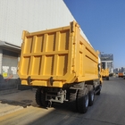 Euro 2 HOWO Yellow King Mine Dump Truck 30 Ton Memuat