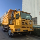 Euro 2 HOWO Yellow King Mine Dump Truck 30 Ton Memuat