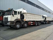 Sinotruk HOWO 8X4 Dump Truck 380hp 12 Roda Putih H77L ZZ3317V386JB1R