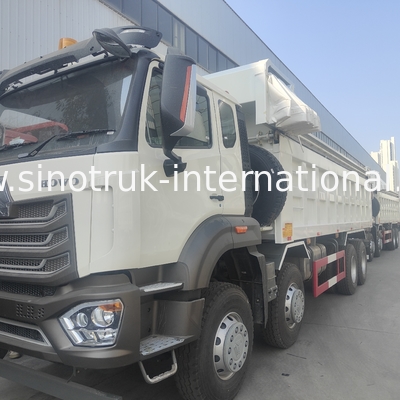 SINOTRUK HOHAN 8×4 Tipper Dump Truck Untuk Konstruksi