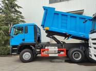 Biru LHD 6×4 10 roda HOWO Tipper Dump Truck Tenaga Kuda Tinggi 371HP