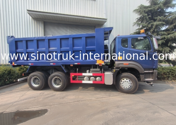 Sinotruk N7 Tipper Dump Truck 10 Roda 400Hp 6 × 4 Dengan Lampu Peringatan