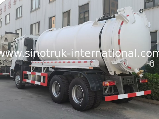 Pompa Vakum Truk Penghisap Limbah Truk Pembersih Septic Tank 18CBM LHD 336HP