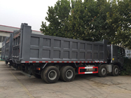 SINOTRUK HOWO A7 8X4 Heavy Dump Truck Putih Untuk Penambangan ZZ3317N3867N1